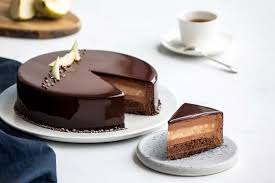 Entremets Poire Chocolat Empreinte Sucree