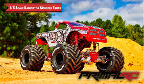 Monster jam, official monster mutt dalmatian remote control monster truck, 1:24 scale, 2.4 ghz, for ages 4 and up. Primal Rc Raminator 1 5 4wd Gas 49cc Two Stroke Monster Truck Rtr