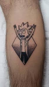 Tiny Rick By Kat At Ink Remedy In Perth Western Australia Tatuagem De Rick E Morty Tatuagens De Dinossauros Tatuagem