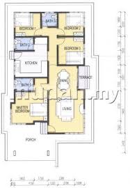 Gambar tersebut bisa anda download langsung, caranya silahkan klik. Pelan Rumah Kampung Moden 4 Bilik Design Rumah Terkini