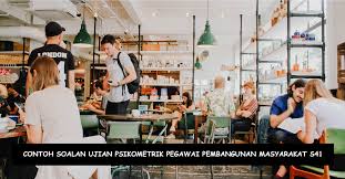 Pembantu pembangunan masyarakat gred s19; Contoh Soalan Ujian Psikometrik Pegawai Pembangunan Masyarakat S41 Kerjaya Kerajaan
