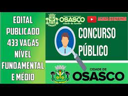 Inclusive, a lei orçamentária de santa catarina para o próximo ano já. Concurso Publico Prefeitura De Osasco 2021 Vunesp Edital Publicado 433 Vagas Para Ensino Fundamental Youtube