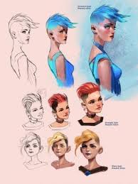 By omocha san manga hair art drawings sketches anime hair woman fantasy dragon. 58 New Ideas For Hair Styles Drawing Character Design How To Draw Hair Character Design Female Characters