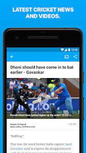 It goes by the name of espncricinfo. Espncricinfo Live Cricket Scores News Videos Download Apk Application For Free