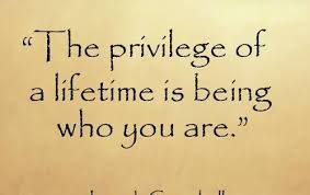 The Privilege Of A Lifetime Is Being Who You Are Google Zoeken