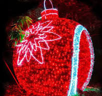 Outdoor Christmas Decoration Light Ball Circle 3D Arch Motif Light