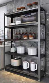 Hanging pot racks add style and function to any kitchen. Boltless Storage Rack Tv Home Appliances Kitchen Appliances Other Kitchen Appliances On Carousell