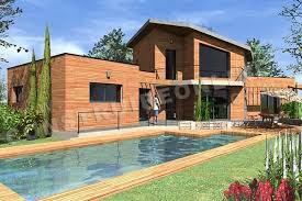 Plan De Maison Etage Moderne Bahia Piscine2 2 Maison Plan Maison Plan Maison Moderne