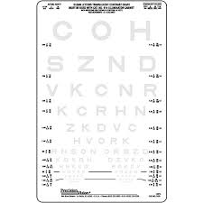 Contrast Sensitivity 3m 1 25 Sloan Chart