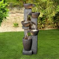 Indoor fountains and waterfalls, engineered kits for diy professional water feature installations, from the makers of the original water feature systems. Outdoor Waterfall Fountains Wayfair