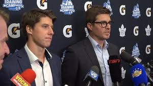 Kyle dubas (born november 29, 1985) is a canadian ice hockey executive who is currently the general manager of the toronto maple leafs of the national hockey league (nhl). Mitch Marner And Kyle Dubas Scrum Nhl Com