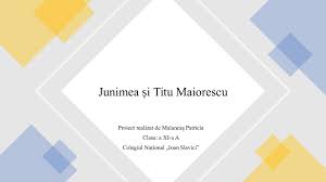 Titu maiorescu junimea la fel de stricatoare pentru sanatatea limbii este si betia de cuvinte, considerata o adevarata boala a spiritului. Calameo Junimea È™i Titu Maiorescu