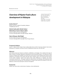 Play jigsaw puzzles for free! Pdf Proposed Citation Overview Of Hipster Food Culture Development In Malaysia