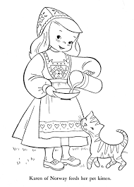Icolor Little Kids Around The World Norway Coloring Books Coloring Pages Norway