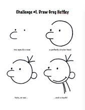 Draw Greg Heffley Page 1 Kids Doodles Kid Character Wimpy Kid