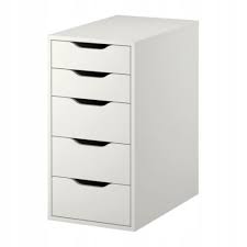 Ikea Komoda Regal Szafka Biala Z Szuflad Alex En 2020 Cajonera Cajones Ikea Alex Cajoneras De Madera
