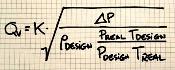 Formula How Flow Compensation Pressure Temperature Works