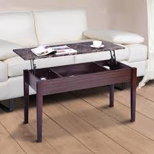Broadus Lift Top Coffee Table With Storage With Images Coffee Table Faux Marble Coffee Table Coffee Table Wood