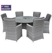 Explore our rattan garden furniture to add a touch of style to your outdoor garden space. Burnham Xl 6 Seat Rattan Weave Set The Garden Factory