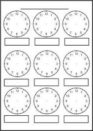 Free Printable Blank Clock Faces Worksheets Blank Clock Clock Face Printable Clock Printable