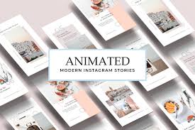 You can install these motion graphics templates directly to your creative. Animated Instagram Story Templates In Social Media Templates On Yellow Images Creative Store