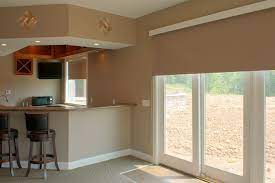 These sliding glass door ideas collected here will give us all. Blue Blackout Curtains Photo Triggono Curtains