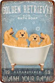 Look at pictures of australian cattle dog puppies who need a home. Amazon Com Generic Brands Australian Cattle Dog Bath Soap Metal Poster Art Tin Sign Vintage Iron Painting Creative Wall Decoration For Office Bathroom Posters Prints