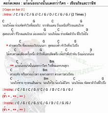 คอร ดเพลง แก มน องนางน นเเดงกว าใคร เข ยนไขและวาน ช คอร ด ง ายๆ อ ค เลเล คอร ดก ต าร เป ยโน
