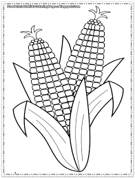 Unique printable candy corn coloring page for kids. Indian Corn Coloring Page Coloring Home