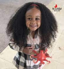 Black hair is known to be hard to style and there are special treatments for it. Pin On Beautiful Kids