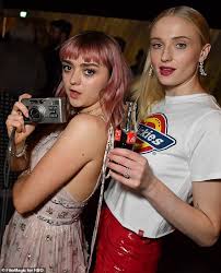 Mica andreas on kristina soboleva. Sophie Turner Shuns Maisie Williams Request To Be Her Plus One At The X Men Dark Phoenix Premiere Daily Mail Online