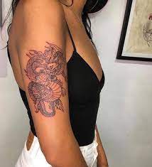 Oriental Dragon Tattoo Dragon Tattoo For Women Arm Tattoos For Women Tattoos