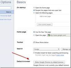 Look at the default settings for ie, but don't change it. How To Change Default Browser Make Firefox Or Chrome Default