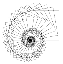 Nautilus Circle And Square Geometric Drawing Geometry Art Turtle Graphics