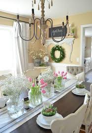 Simple Farmhouse Spring Tablescape Spring Kitchen Decor Spring Table Decor Spring Home Decor