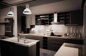 Black kitchen cabinets, backsplash designs black kitchen design ideas bring balance and create stunning contrasts with all bright and white decorating. 15 Bold And Black Kitchen Designs Home Design Lover