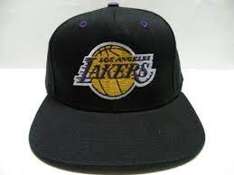 Nba La Lakers Black Retro Logo Snapback Cap Old School By Adidas 19 99 Sports Equipment La Lakers Retro Logo