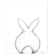 Aktuelle preise für produkte vergleichen! Affiche Lapin De Dos 30 X 40 Cm Lilipinso