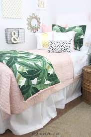 Blush Pink Dorm Room Ideas And Inspiration Pink Dorm Rooms Pink Dorm Dorm Bedding