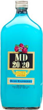 Md 20 20 Blue Raspberry Vodka Bottle Booze Blue Raspberry
