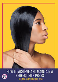 Relaxed hair is already straighten through a chemical process and excessive heat from a press will only lead to extreme damage. Tips On How To Achieve And Maintain A Perfect Silk Press