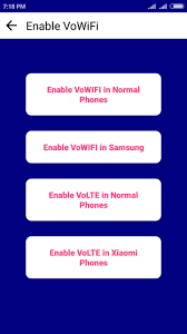This application will check for your if your device supports or not volte. Vowifi Volte Enable In All Phones For Android Apk Download