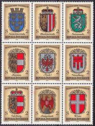 Der legende nach entstand es, als das weiße gewand des babenberger herzog leopold v. 1976 1000 Jahre Osterreich Wappen Der Bundeslander Briefmarken Versand Welt De