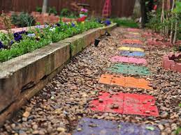 Designs and molds for making decorative stepping stones. Make Garden Stepping Stones In 9 Easy Steps