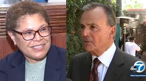 Los Angeles mayor's race: Congresswoman Karen Bass says she would build  housing with money Caruso has spent