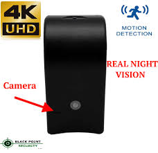 She find out hidden spy. Hidden Spy 4k Camera Black Air Freshener With Night Vision And Motion Activated