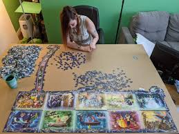 Ravensburger, puzzle adultos 40000 piezas 'memorable disney moments' (1/1) Belleville Ont Woman Completes 40 000 Piece Puzzle In Record Time Ctv News