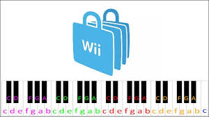 From the free sheet music index. Wii Shop Channel Music Piano Letter Notes