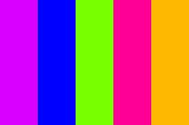 Neon Opposites Color Palette Opposite Colors Neon Colour Palette Color Palette