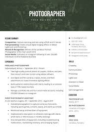Photographer Resume Sample Writing Tips Resume Genius Photographer Resume Writing Tips Resume